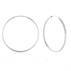 Créoles Argent Blanc Najiha