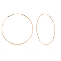 Créoles Argent Rose Olympia|Marc Orian Online