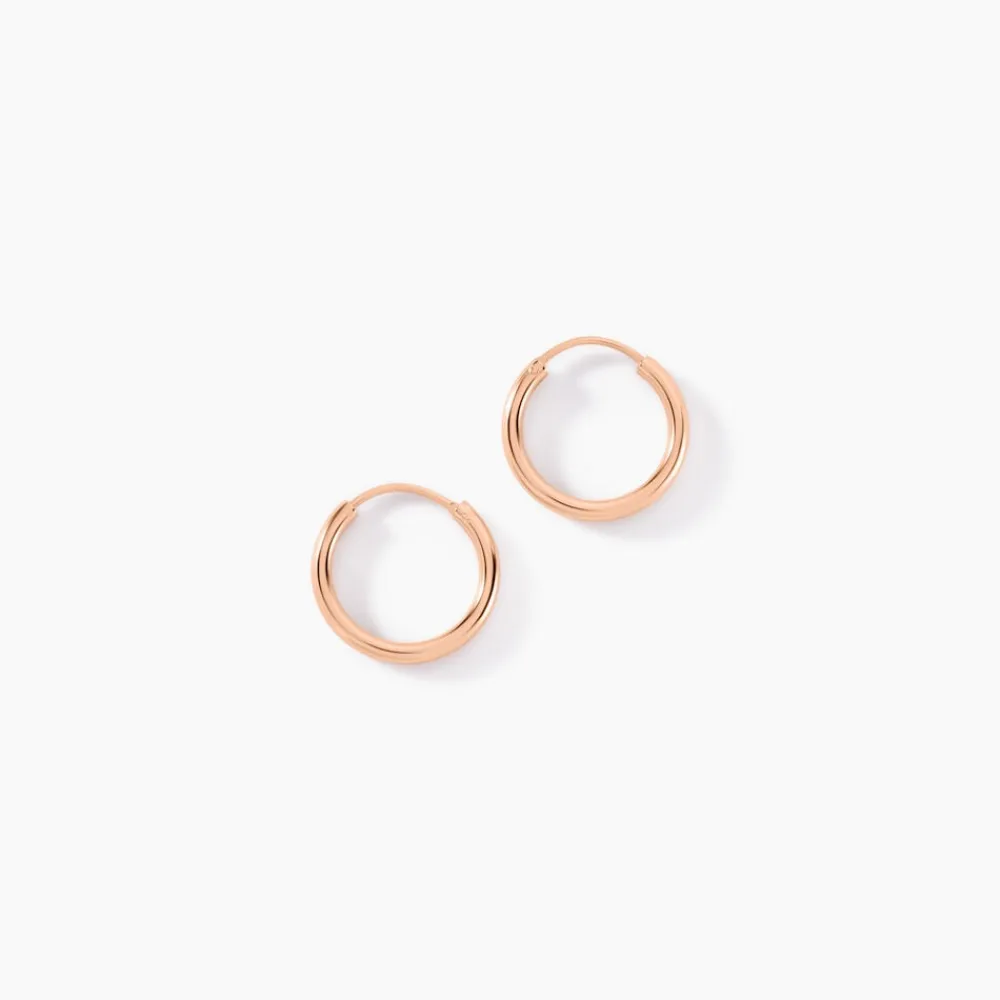 Créoles Argent Rose Olympia|Marc Orian Hot