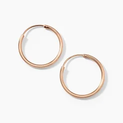 Créoles Argent Rose Olympia|Marc Orian Outlet