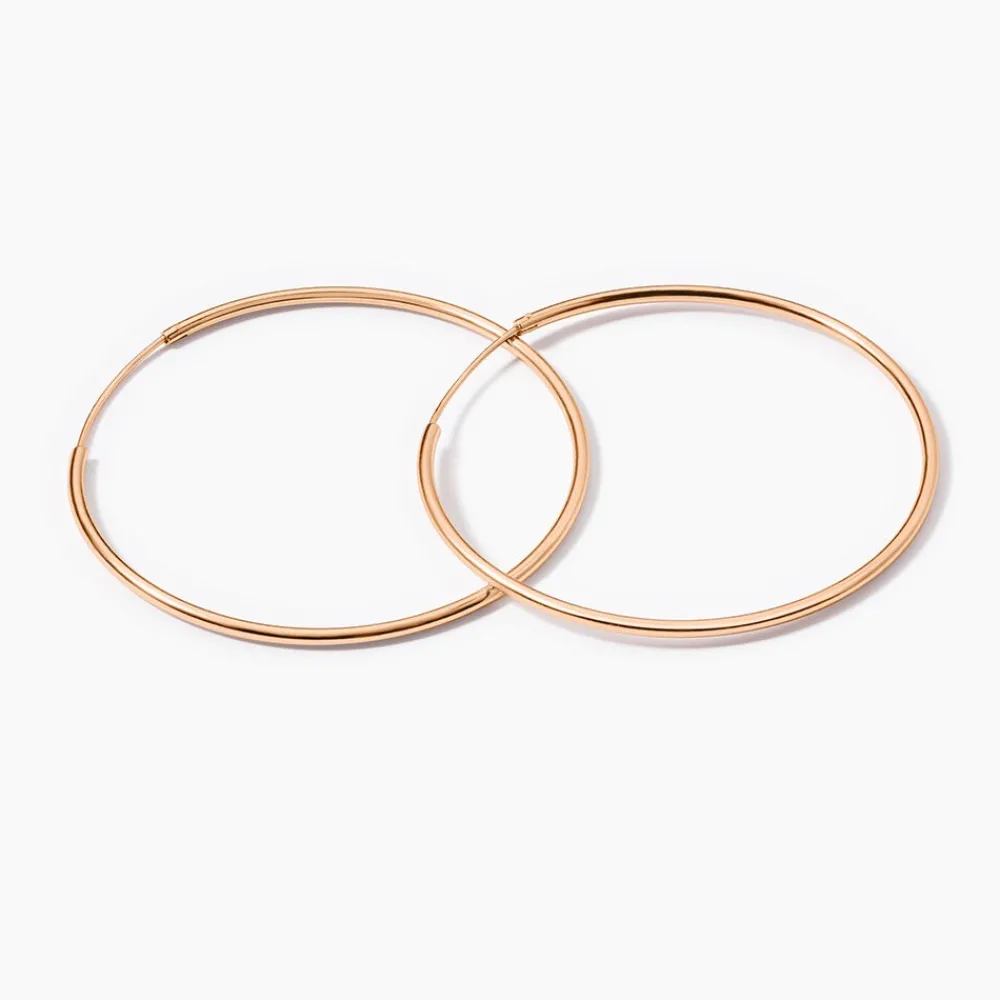 Créoles Argent Rose Olympia|Marc Orian Hot