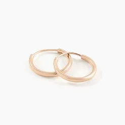 Créoles Argent Rose Olympia|Marc Orian Hot