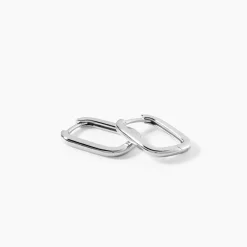 Créoles Carlota Argent Blanc|Marc Orian Clearance