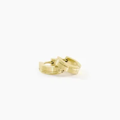 Créoles Casilda Acier Jaune|Marc Orian Discount