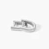 Créoles Fillipa Argent Blanc