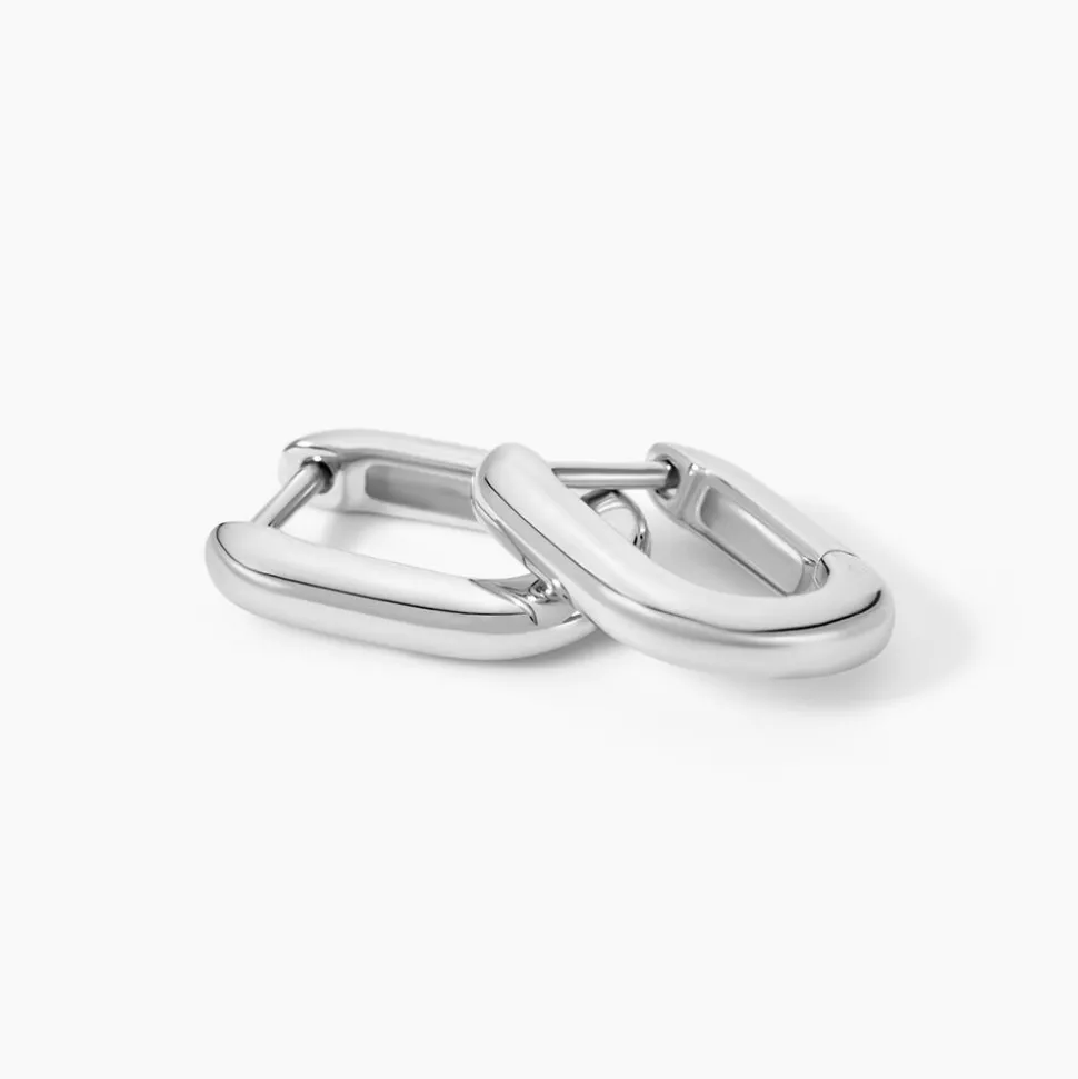 Créoles Florida Argent Blanc