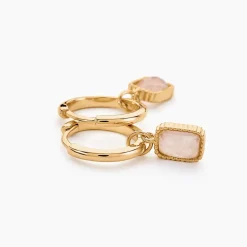 Créoles Memory Plaqué Or Jaune Quartz|Marc Orian Outlet