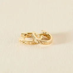 Créoles Or Jaune Aaren Diamants|Marc Orian Clearance