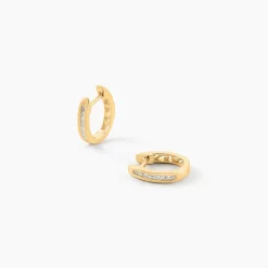 Créoles Or Jaune Aaren Diamants|Marc Orian Clearance