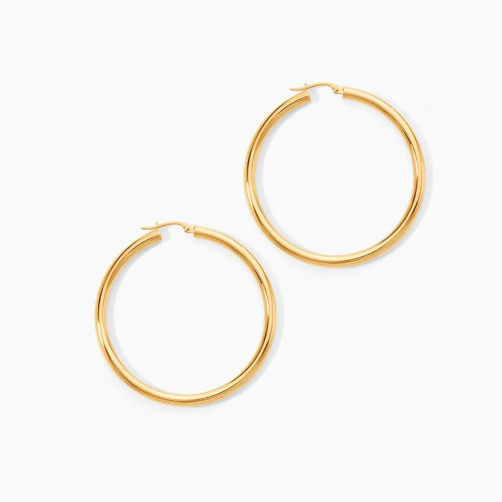 Créoles Or Jaune Rond|Marc Orian Clearance