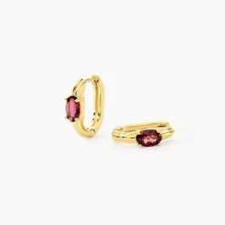 Créoles Poem Argent Jaune Tourmaline|Marc Orian Sale