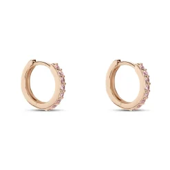 Créoles Rio Argent Rose Oxyde De Zirconium|Marc Orian Clearance