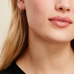 Créoles Tiganne Plaqué Or Jaune|Marc Orian Outlet