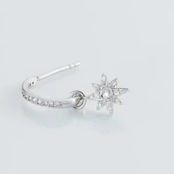 Créole Unitaire Ancelin Rondes Argent Blanc Oxyde De Zirconium|Marc Orian Hot