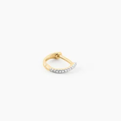 Créole Unitaire Aryanna Or Jaune Diamant|Marc Orian Discount