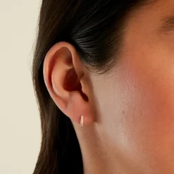 Créole Unitaire Kalinda Plaqué Or Jaune Oxyde De Zirconium|Marc Orian Sale