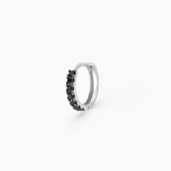 Créole Unitaire Vito Or Blanc Oxyde De Zirconium|Marc Orian Outlet