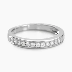Demi Alliance Heket Argent Blanc Oxyde De Zirconium|Marc Orian