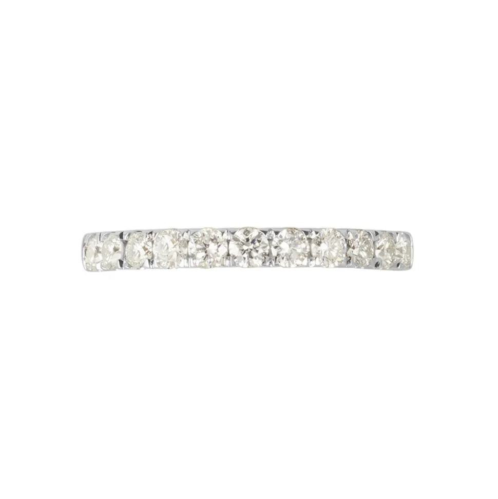 Demi Alliance Pristina Or Jaune Diamant Synthétique