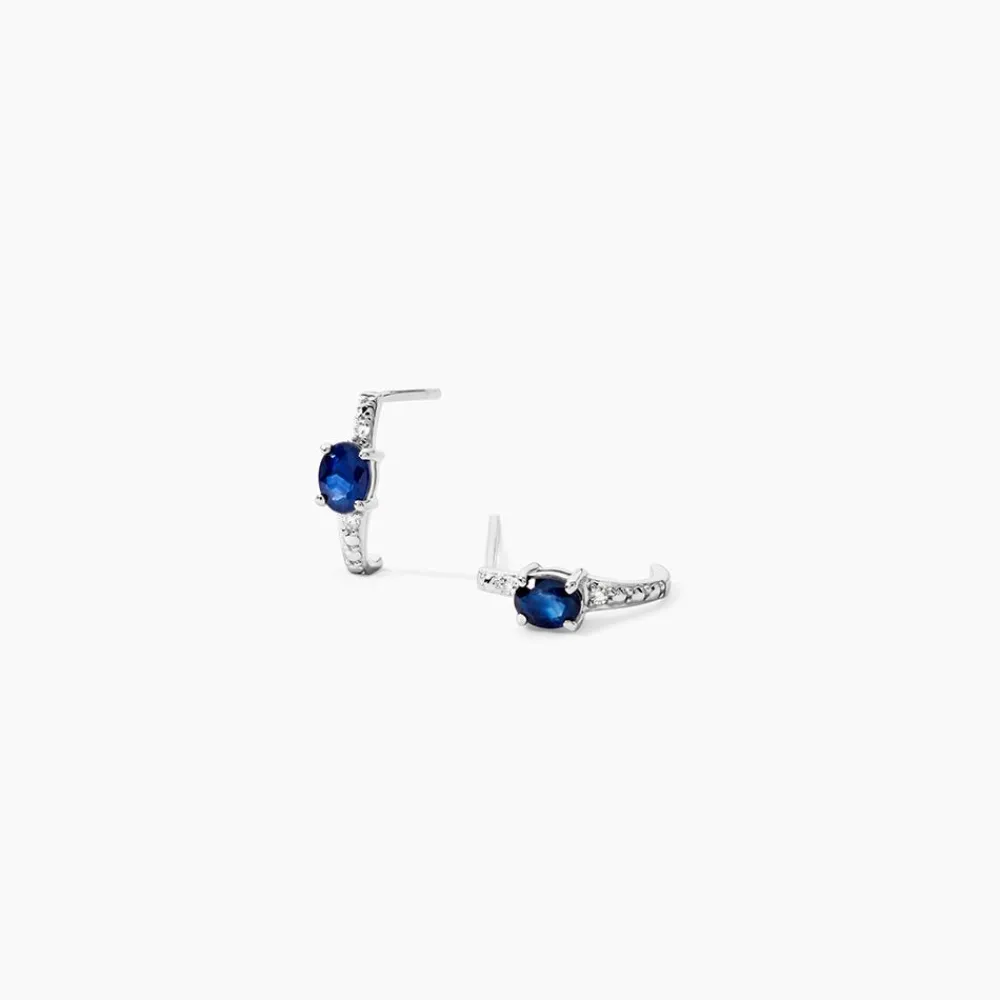 Demi Créoles Barrett Diamant|Marc Orian Sale