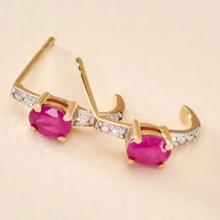 Demi Créoles Barrett Diamant|Marc Orian New