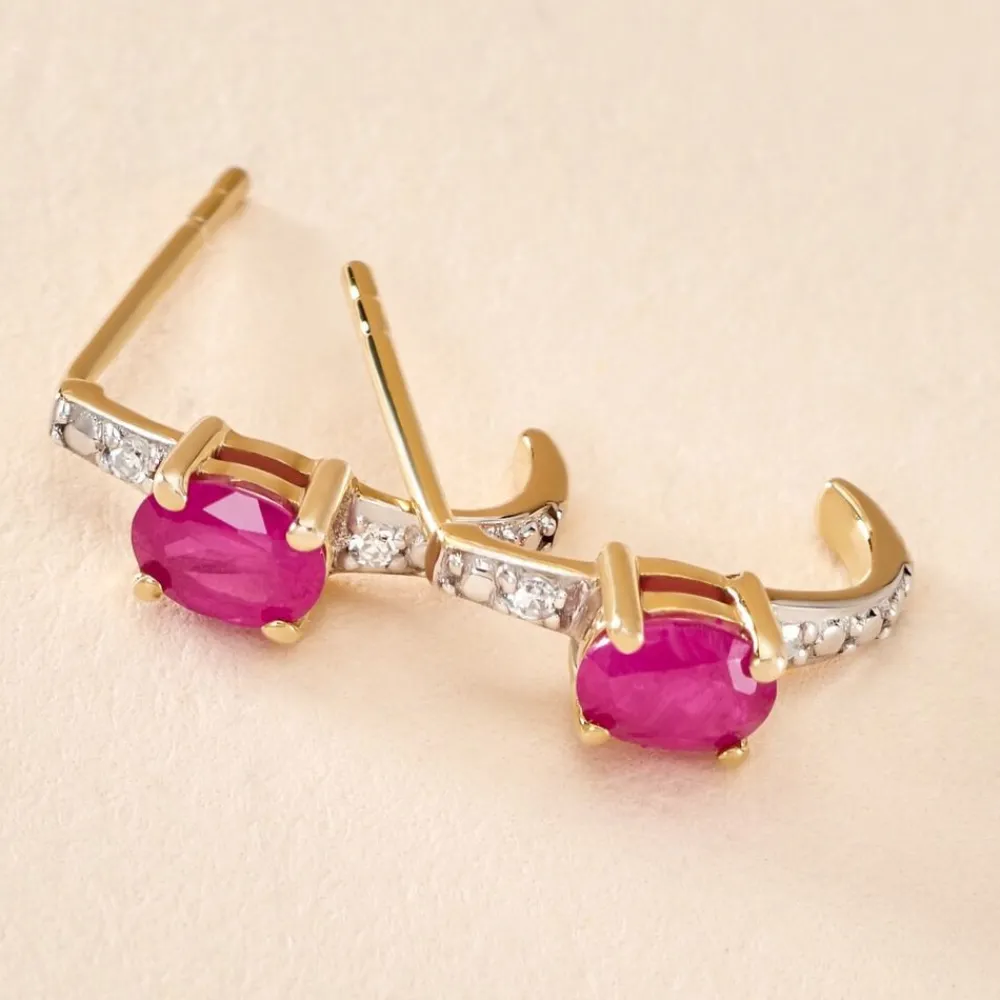 Demi Créoles Barrett Diamant|Marc Orian New