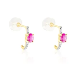 Demi Créoles Barrett Diamant|Marc Orian New