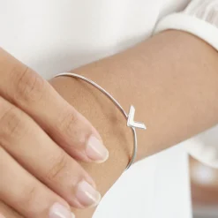 Jonc Argent Blanc Veroniica|Marc Orian