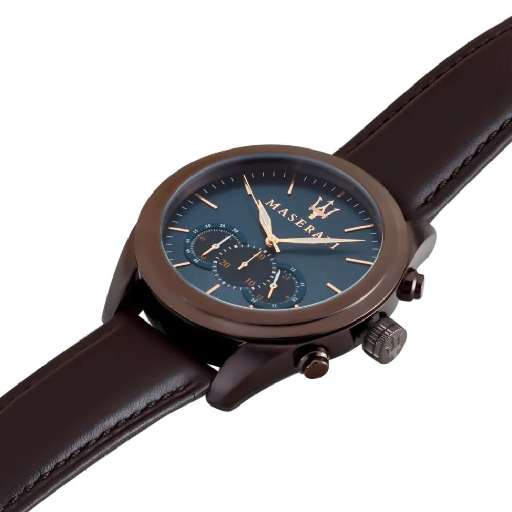 Montre Acier Bleu|MASERATI New