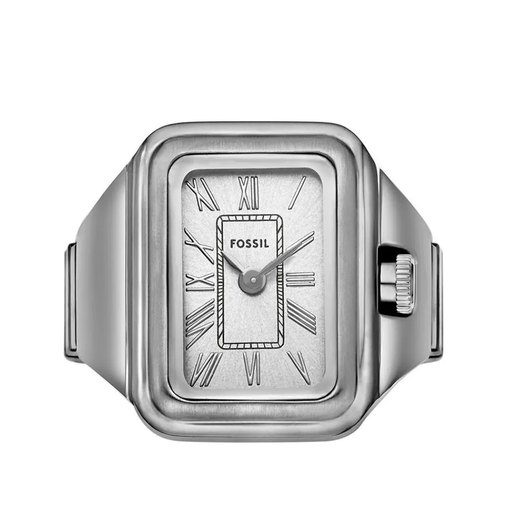 Montre Bague Raquel Watch Ring Argenté|FOSSIL Hot