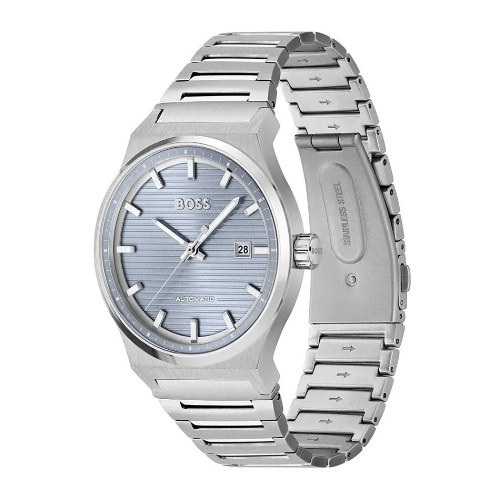 Montre Boss Candor Auto Bleu|HUGO BOSS New