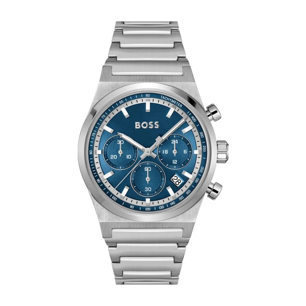 Montre Boss Candor Chrono Bleu|HUGO BOSS Sale