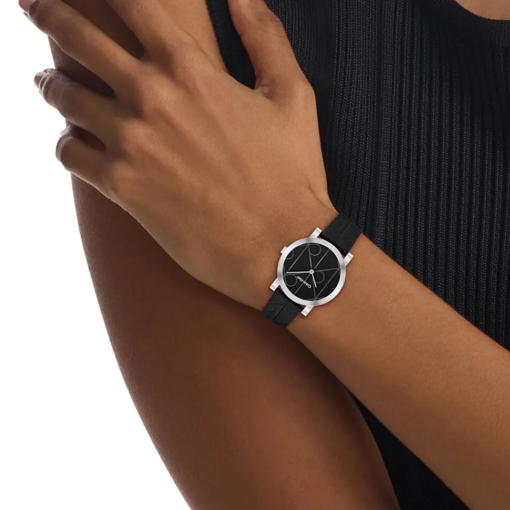 Montre Monogram Noir|CALVIN KLEIN Hot