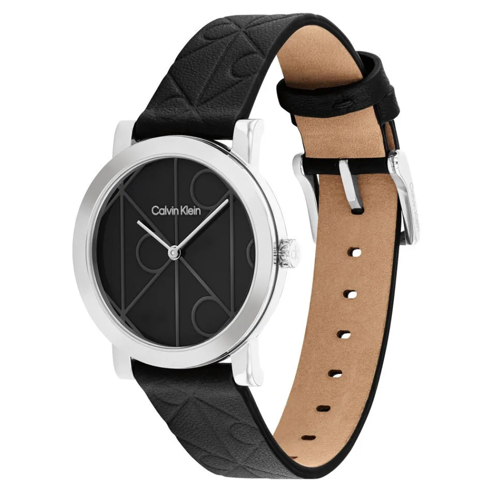 Montre Monogram Noir|CALVIN KLEIN Hot