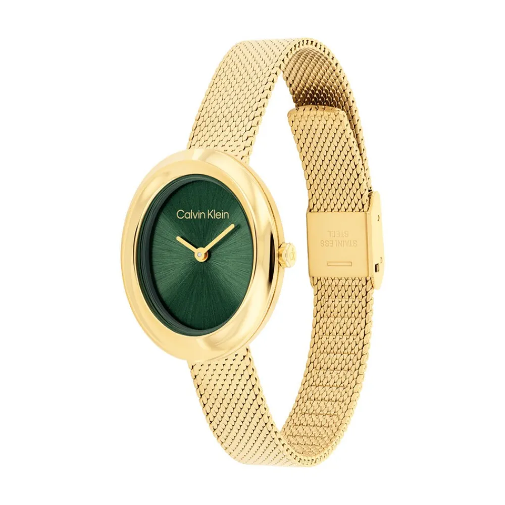 Montre Twisted Bezel 24 Vert|CALVIN KLEIN Sale