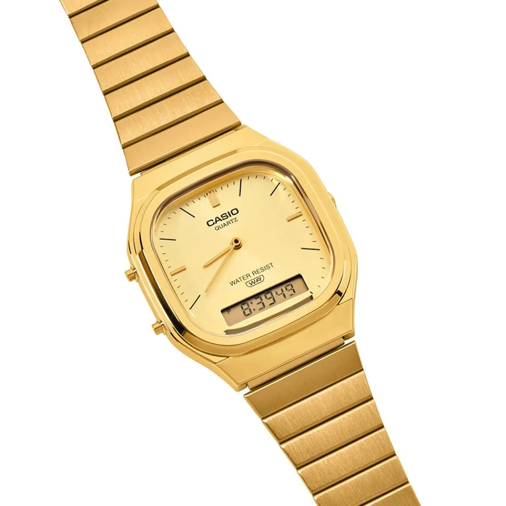 Montre Aq240 Doré|CASIO COLLECTION Sale
