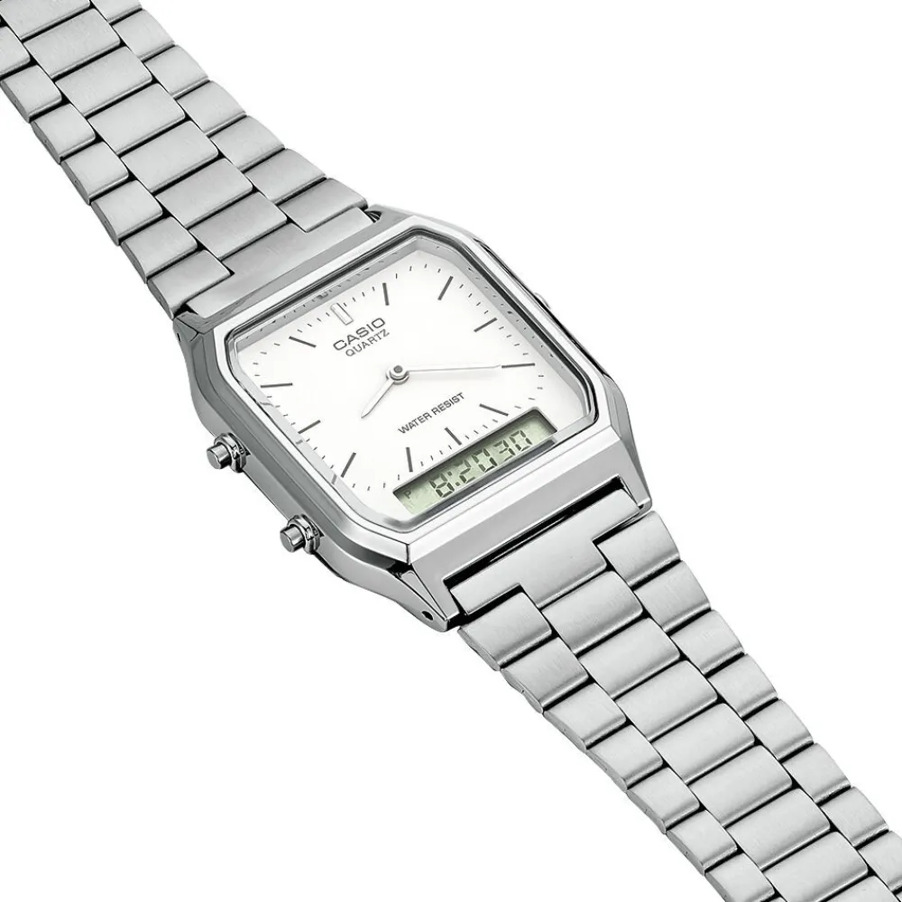 Montre Vintage Blanc|CASIO COLLECTION New