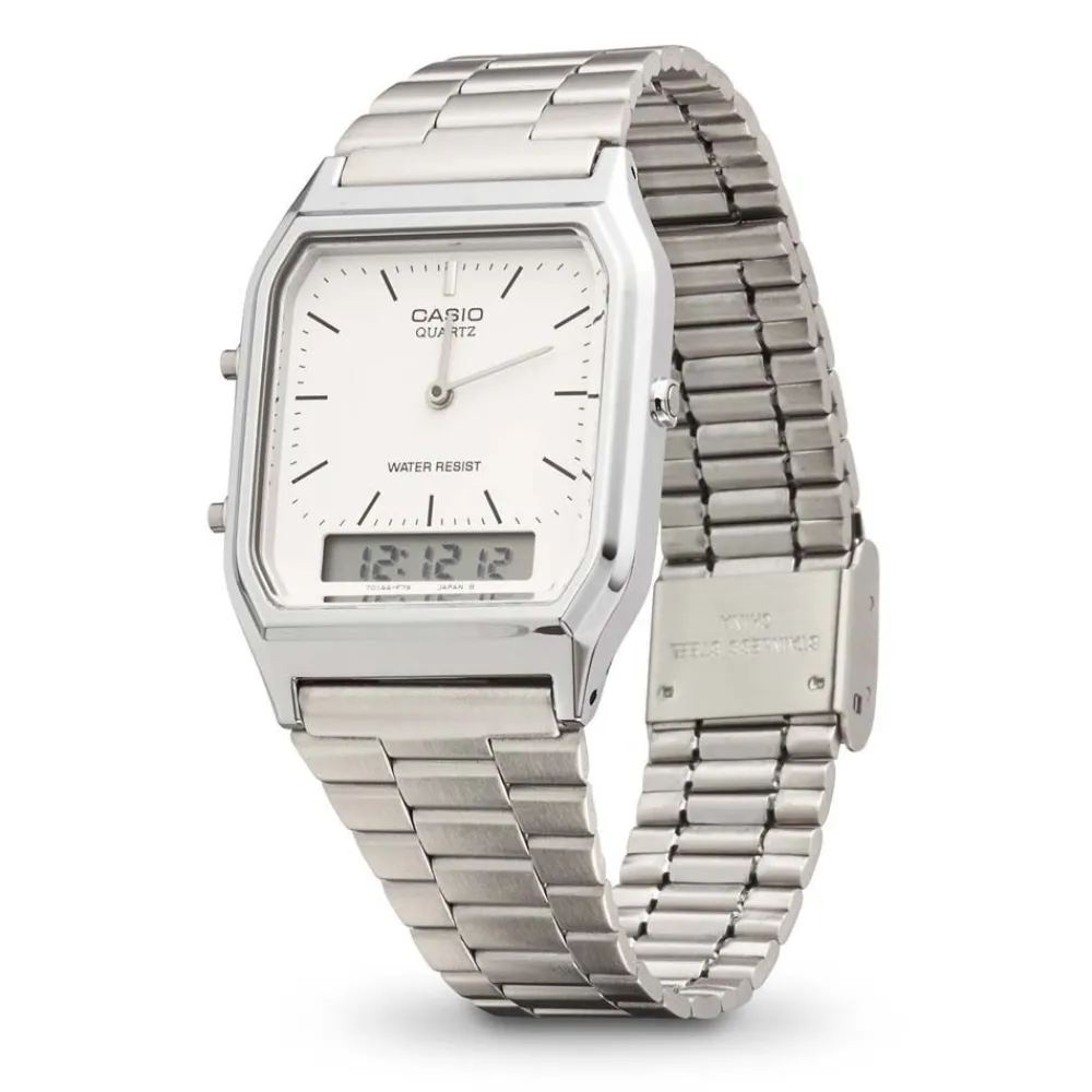 Montre Vintage Blanc|CASIO COLLECTION New