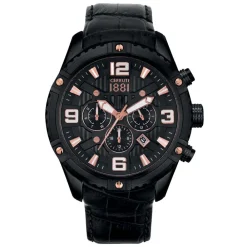 Montre Laponte Noir|CERRUTI Hot