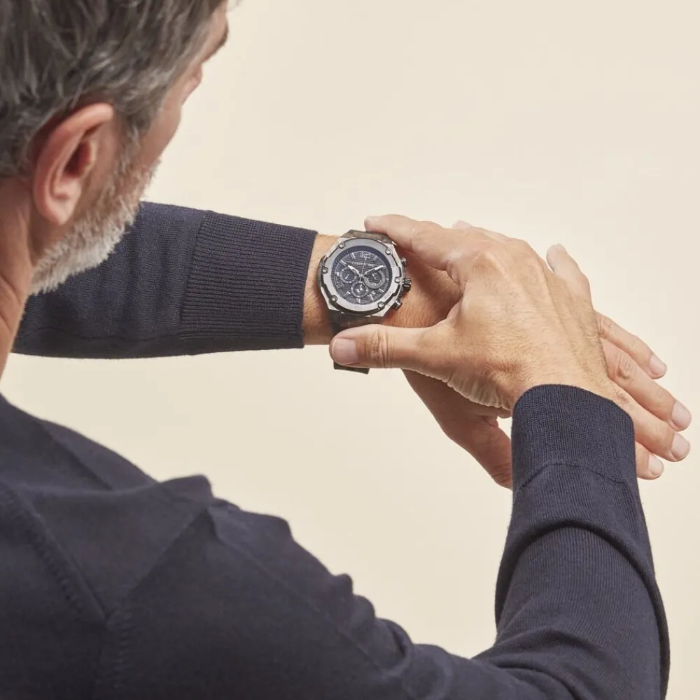Montre Lucardo Noir|CERRUTI