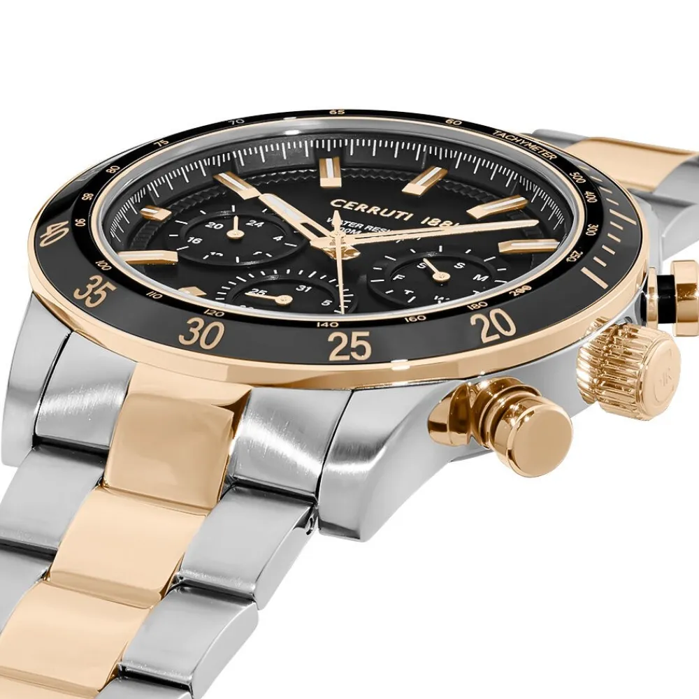 Montre Turchino Slim Noir|CERRUTI Online