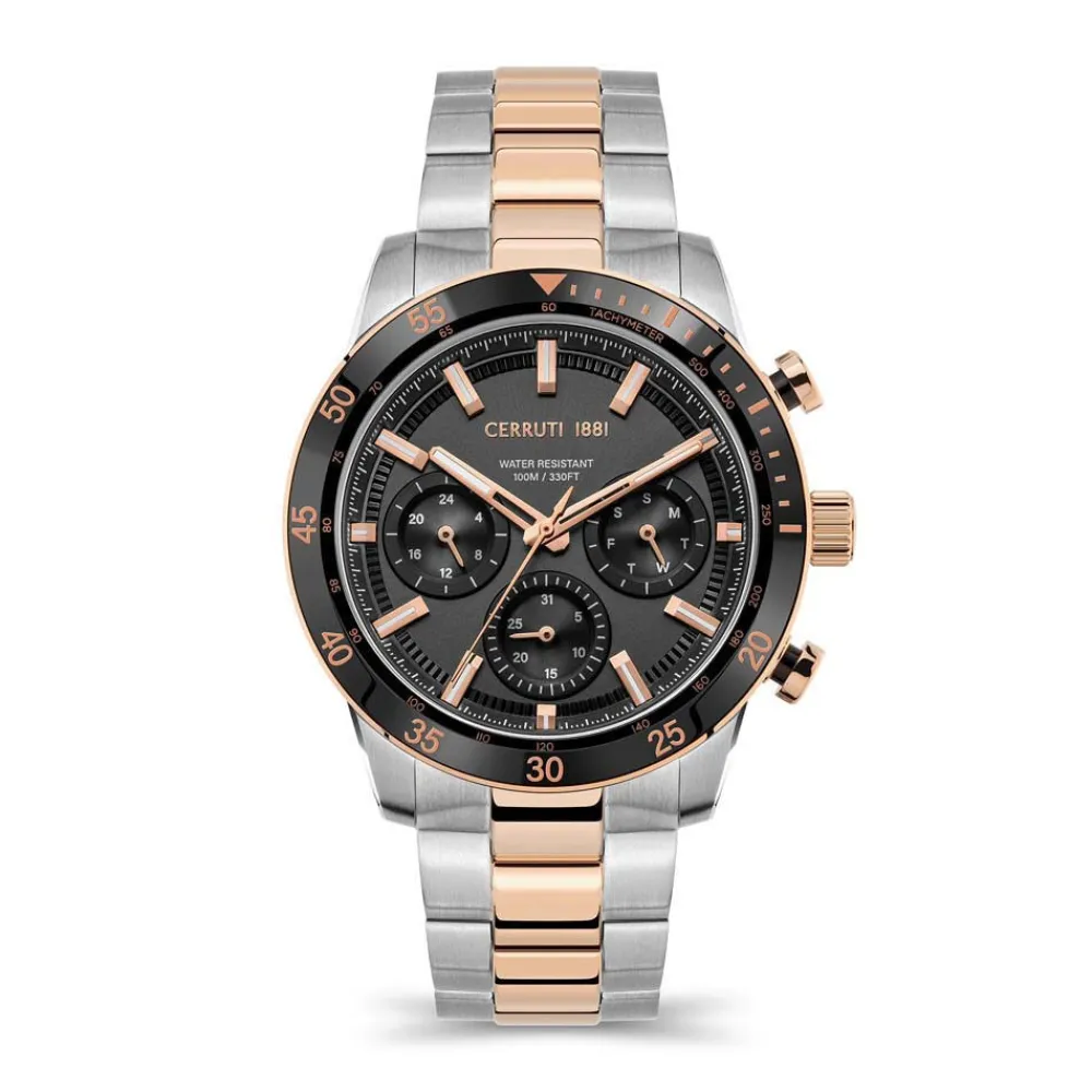 Montre Turchino Slim Noir|CERRUTI Online