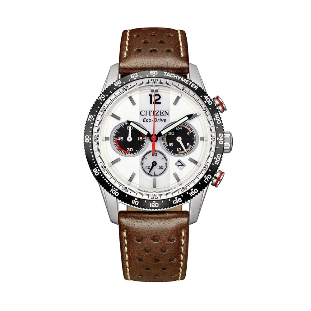 Montre Vintage Racing Blanc|CITIZEN Hot