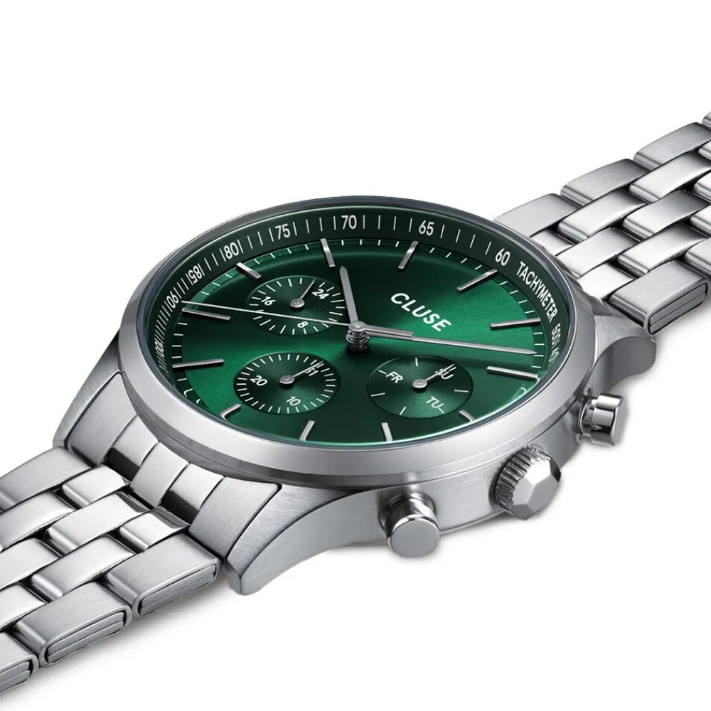 Montre Anthéor Multifonction Vert|CLUSE New
