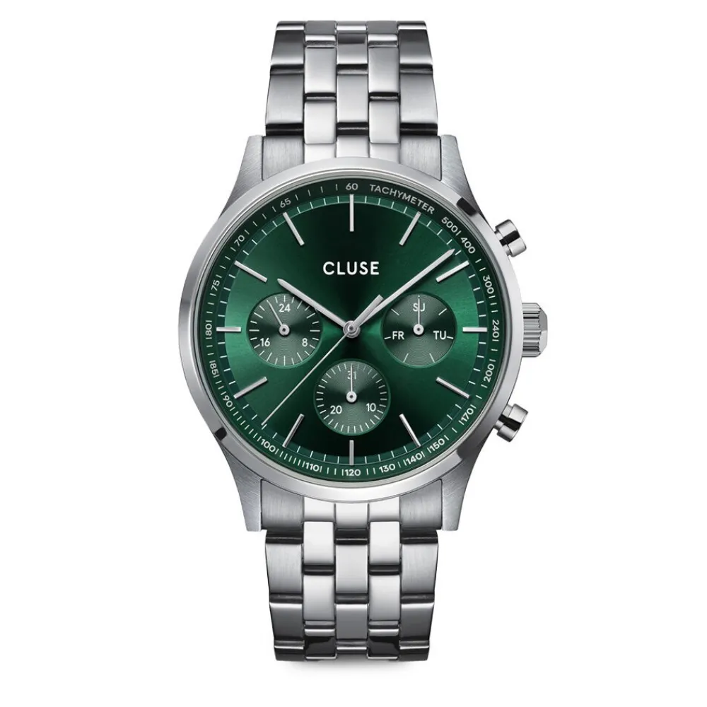 Montre Anthéor Multifonction Vert|CLUSE New