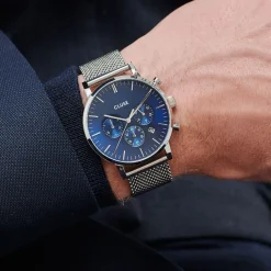 Montre Aravis Bleu|CLUSE Discount