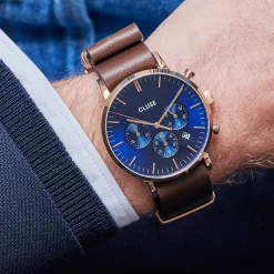 Montre Aravis Bleu|CLUSE Clearance