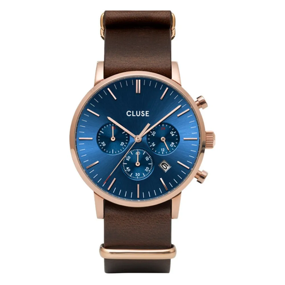 Montre Aravis Bleu|CLUSE Clearance