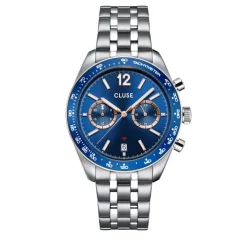 Montre Aravis Dual Timer Bleu|CLUSE Best