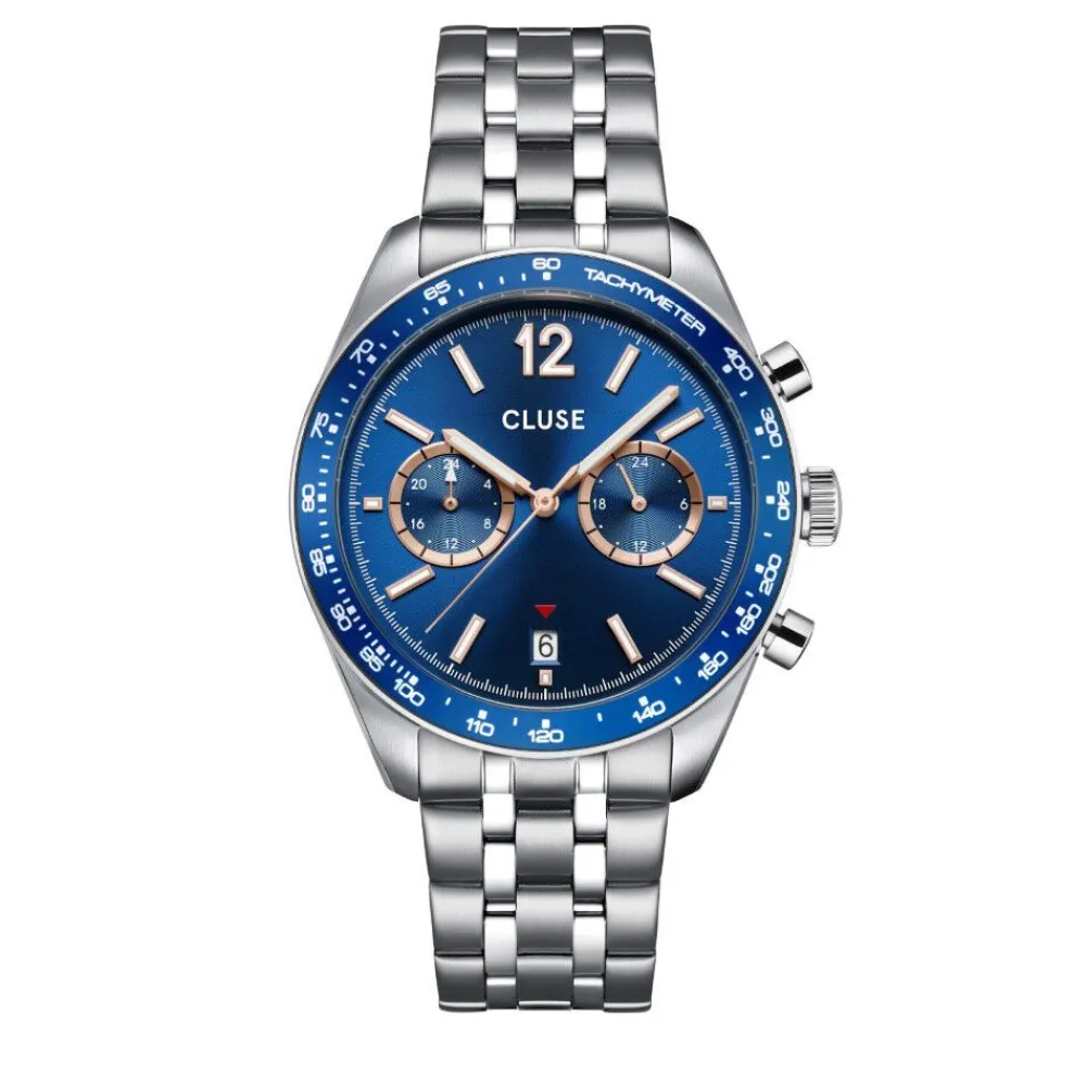 Montre Aravis Dual Timer Bleu|CLUSE Best